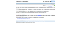 Desktop Screenshot of foi.avon.nhs.uk