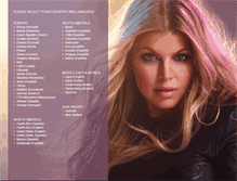 Tablet Screenshot of fergie.avon.com